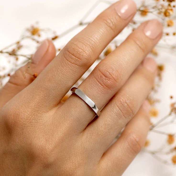 'I Love You' Couple Reflection Ring - Image 6