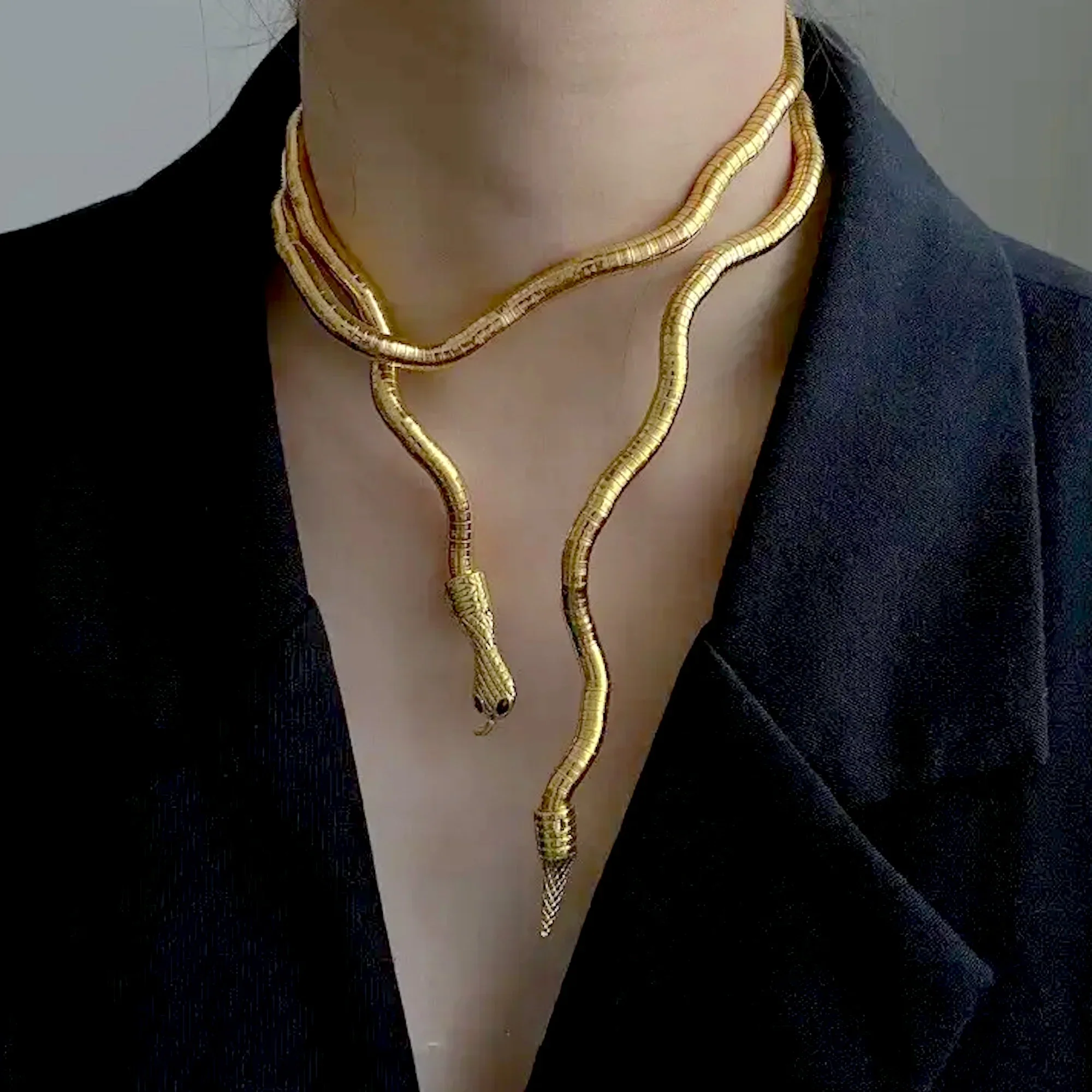 Multi - Style Snake Blended Choker - Image 3